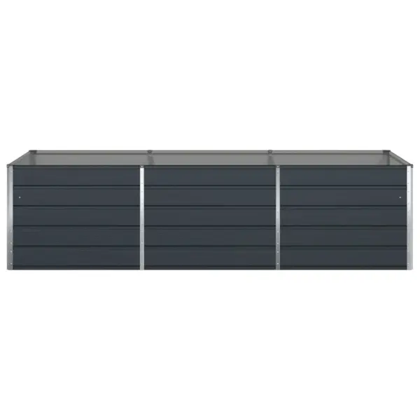 Antratsiithall tsingitud terasest taimekast, 290 x 100 x 75 cm – 5