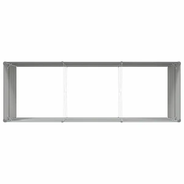 Antratsiithall tsingitud terasest taimekast, 290 x 100 x 75 cm – 7