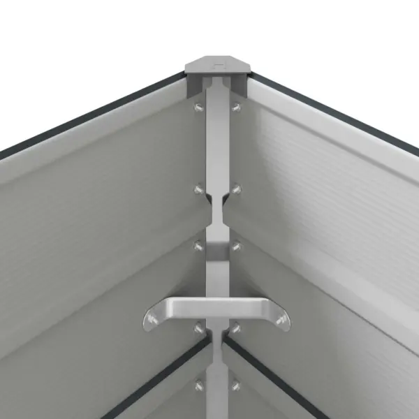 Antratsiithall tsingitud terasest taimekast, 290 x 100 x 75 cm – 8