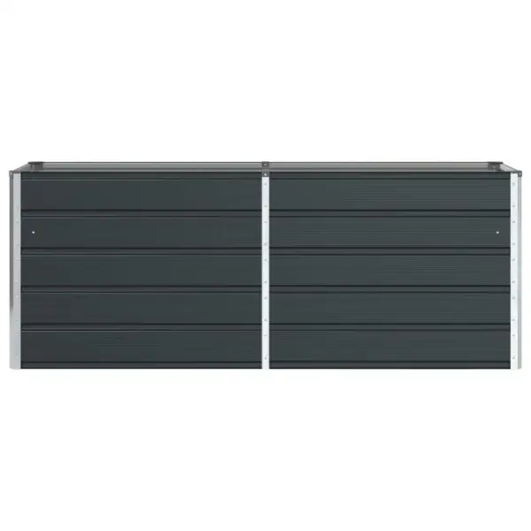 Suur tsingitud terasest taimekast, antratsiit, 480 x 50 x 45 cm – 4