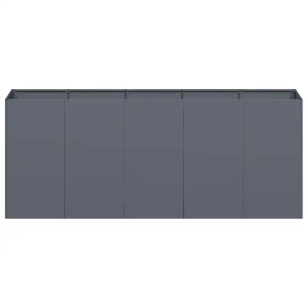 Antratsiithall avatud põhjaga taimekast, külmvaltsitud teras, 200 x 40 x 80 cm – 4