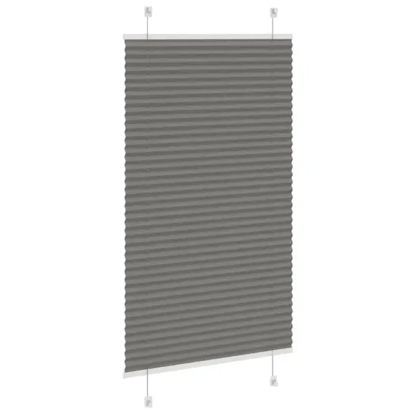 Antratsiithall plisseeritud ruloo, 75 x 150 cm, 100% polüester, kanga laius 74,4 cm - 4
