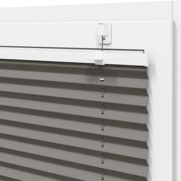 Antratsiithall plisseeritud ruloo, 75 x 150 cm, 100% polüester, kanga laius 74,4 cm - 10