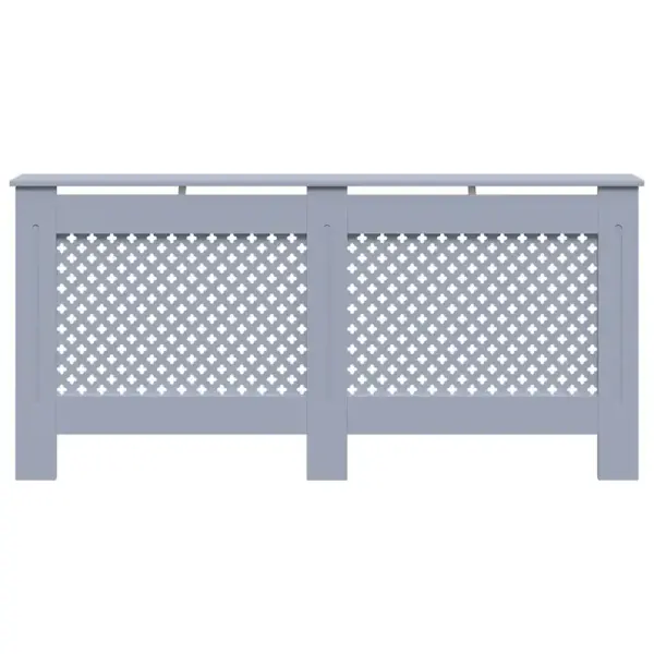 Radiaatorikate kärgdisainiga, antratsiithall MDF, 172 x 19 x 81,5 cm – 4