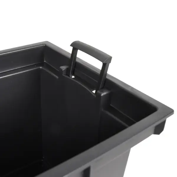 Taimekast eemaldatava sisuga, antratsiithall, 58 x 18 x 50 cm, PP-rotang, 12/44 l – 7