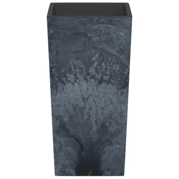 Kõrge taimekast eemaldatava sisekastiga, betooni välimusega, antratsiithall, 49 l, PP, 32,5 x 32,5 x 61 cm – 4