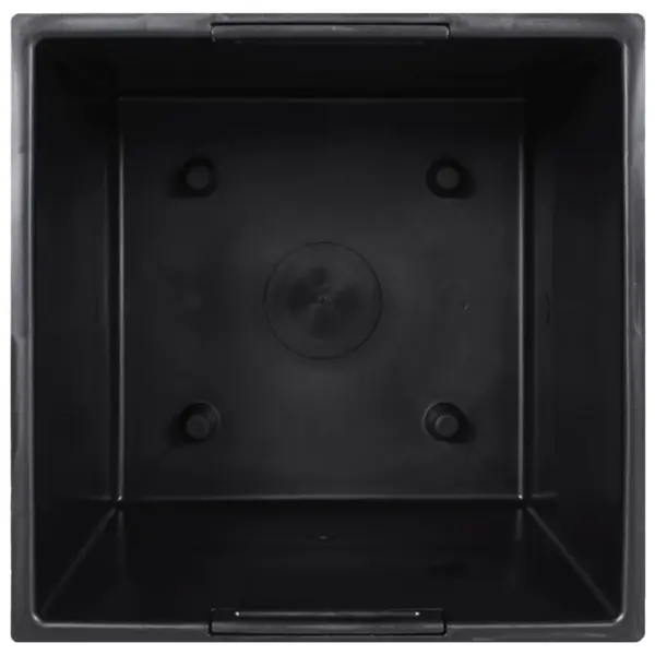 Kõrge taimekast eemaldatava sisekastiga, betooni välimusega, antratsiithall, 49 l, PP, 32,5 x 32,5 x 61 cm – 5