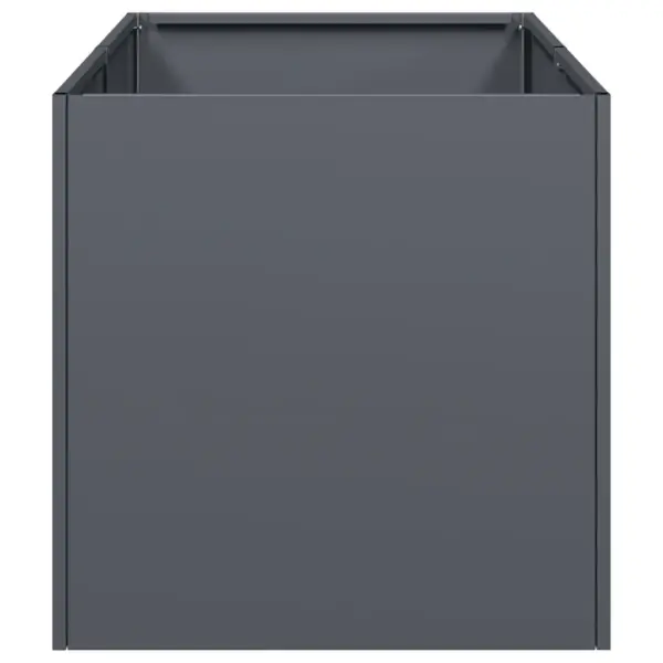 Külmvaltsitud terasest taimekast avatud põhjaga, antratsiithall, 40 x 80 x 40 cm – 4