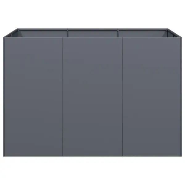 Antratsiithall külmvaltsitud terasest taimekast avatud põhjaga, 120 x 80 x 80 cm – 4