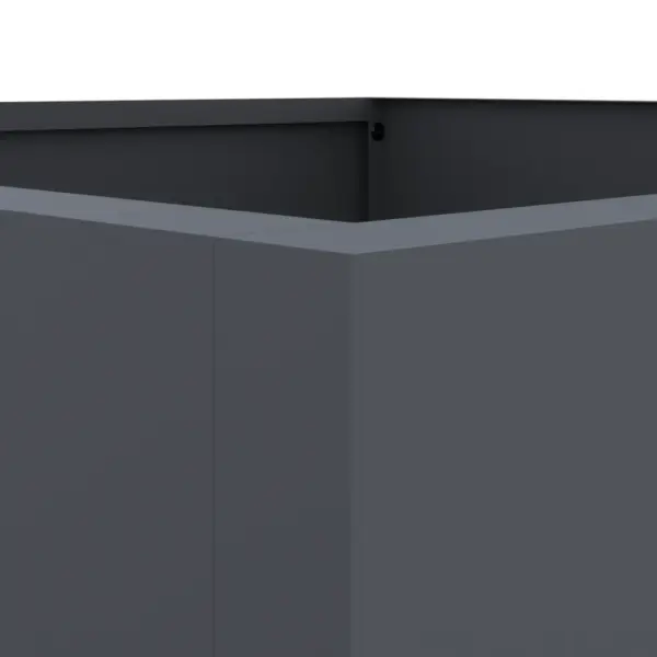 Külmvaltsitud terasest taimekast, antratsiithall, 42 x 38 x 75 cm – 7