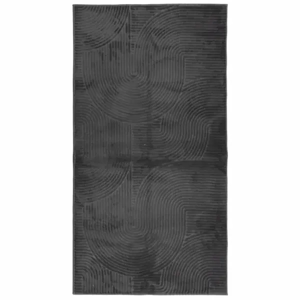 Skandinaavialik lühikese narmaga vaip IZA, antratsiithall, 80 x 150 cm – 2