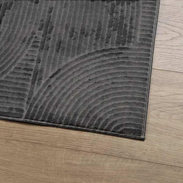Skandinaavialik lühikese narmaga vaip IZA, antratsiithall, 80 x 150 cm – 4