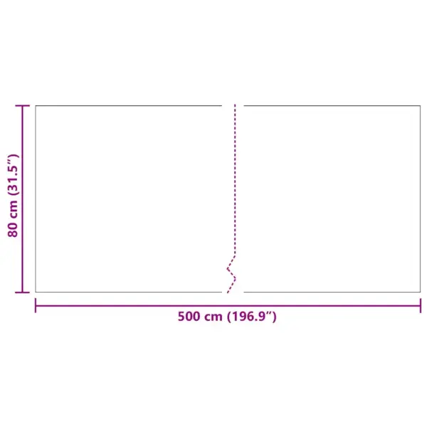 Antratsiitne koridorivaip esikusse, 80 x 500 cm, libisemisvastane kangas – 8