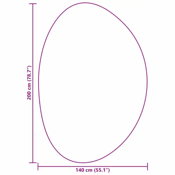 Libisemiskindel antratsiitne polüestervaip HUARTE, 140 x 200 cm – 10