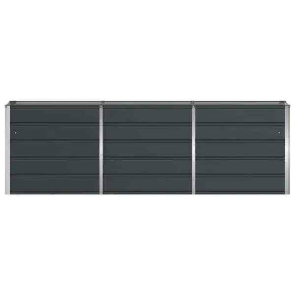 Antratsiitne terasest taimekast, 240 x 40 x 75 cm – 4