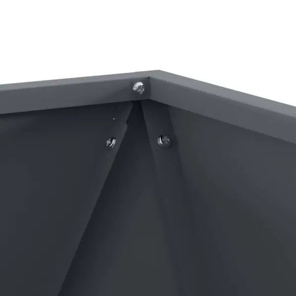 Terasest taimekast välitingimustesse, antratsiit, 50 x 50 x 50 cm – 7