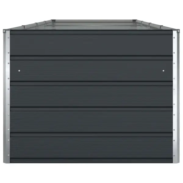 Antratsiitne tsingitud terasest taimekast, 385 x 100 x 75 cm – 6