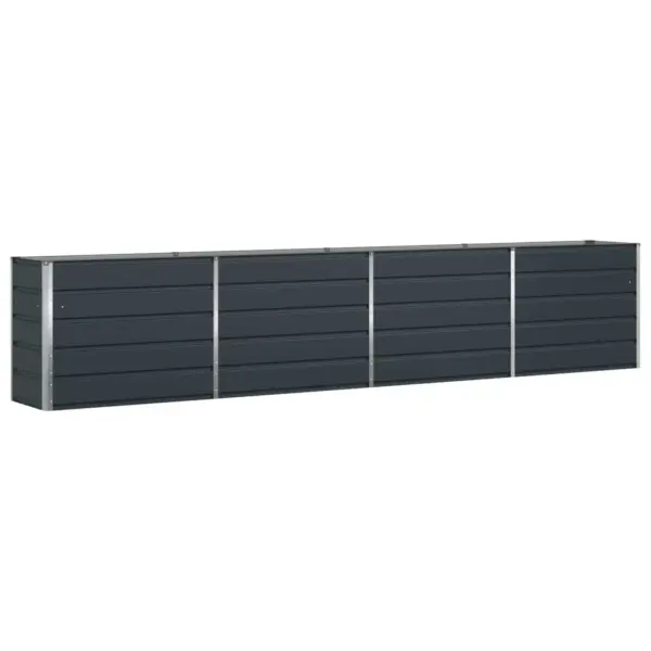 Antratsiitne taimekast kuumtsingitud terasest, 480 x 50 x 45 cm – 2