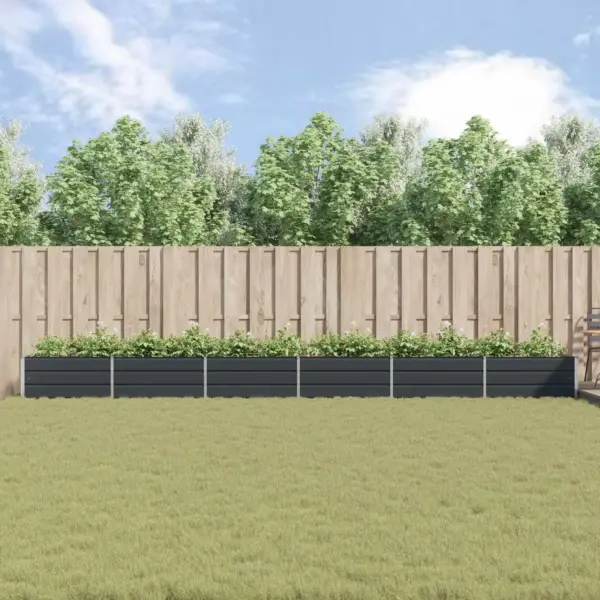 Antratsiitne tsinkterasest taimekast, 580 x 100 x 45 cm – 4