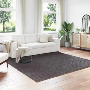 Libisemisvastase alusega kandiline vaip Sirolo, antratsiit, 240 x 240 cm, polüester