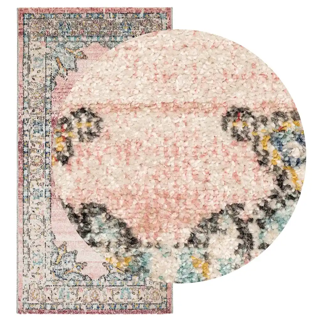 Vintage disainiga sise- ja välisvaip ARBIZU, mitmevärviline, 80 x 150 cm, 100% polüpropüleen