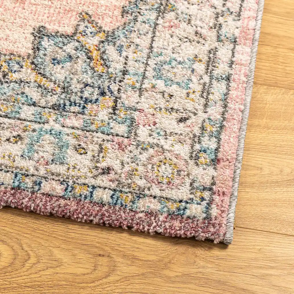 Vintage disainiga sise- ja välisvaip ARBIZU, mitmevärviline, 80 x 150 cm, 100% polüpropüleen