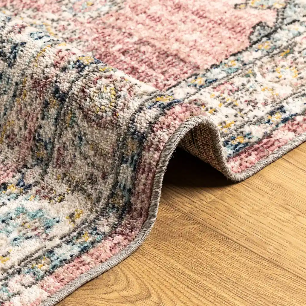 Vintage disainiga sise- ja välisvaip ARBIZU, mitmevärviline, 80 x 150 cm, 100% polüpropüleen