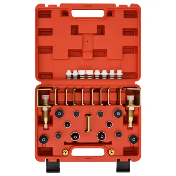 Auto kliimaseadme lekke tuvastamise komplekt punases kohvris, 36 x 27 x 9 cm – 3
