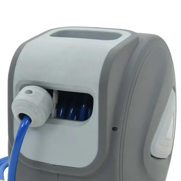 Automaatne seinale kinnitatav õhuvooliku rull 20 m, 1/4″, hall – 6