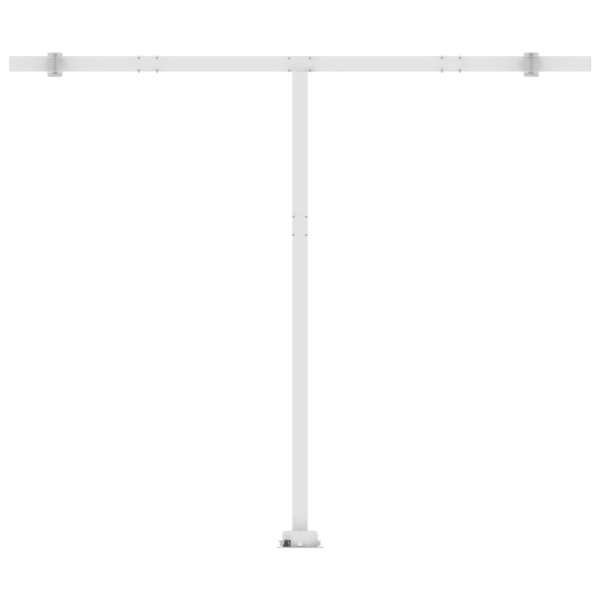 Automaatne õuevarikatus tuuleanduri ja LED-valgustusega, sinine-valge, 350 x 250 cm - 6