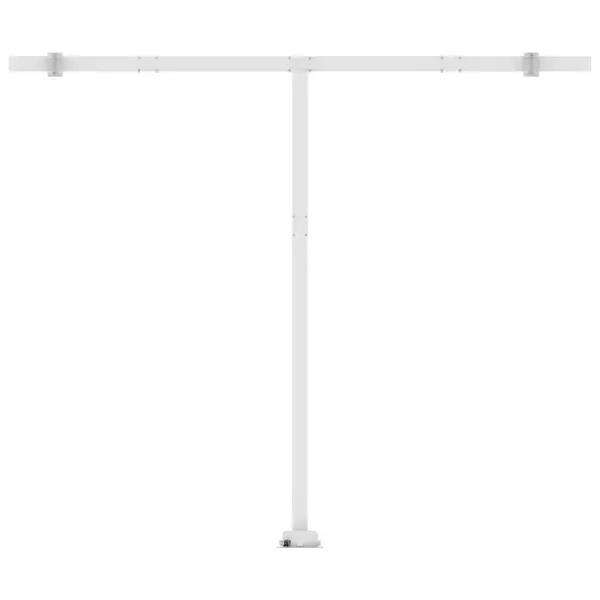 Automaatne terrassimarkiis LED-valgustusega ja tuuleanduriga, antratsiithall kangas, valge alumiiniumraam, 350 x 250 cm - 8