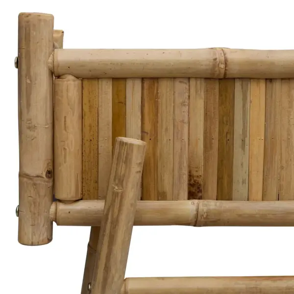 Bambusest aia lillepott alusega, neutraalne, 50 x 38 x 114 cm - 7
