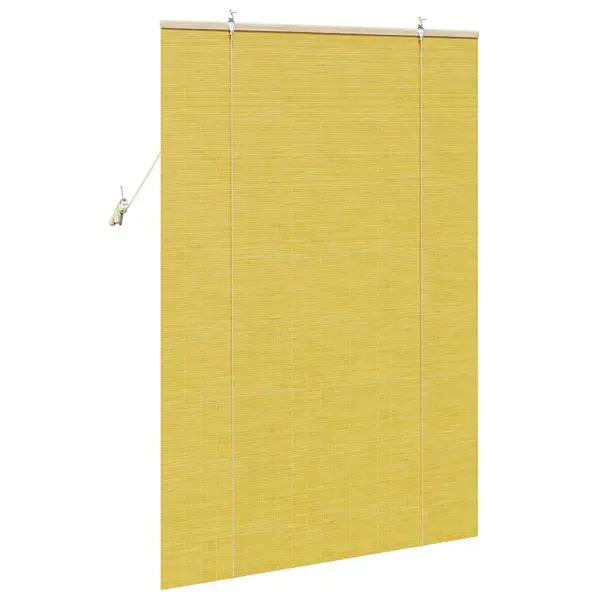Bambusest kollane rulookardin 110 x 160 cm sisekasutuseks – 5