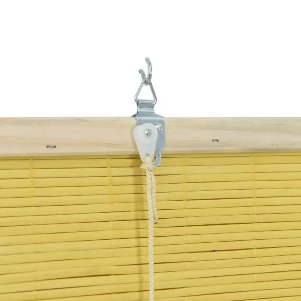 Bambusest rulookardin UV-kaitsega, kollane, 80 x 220 cm – 8