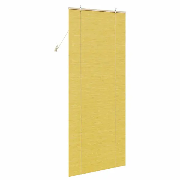 Bambusest rulookardin, kollane, 90 x 220 cm, siseruumidesse – 5