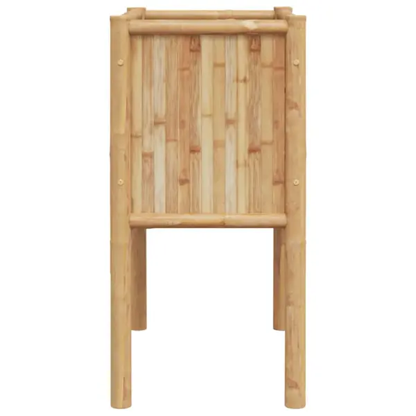 Bambusest kõrge peenar, pruun, 70 x 35 x 70 cm – 7