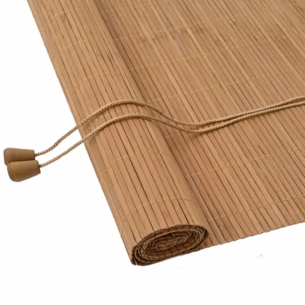 Bambusest rulookardin, pruun, 150 x 160 cm - 2