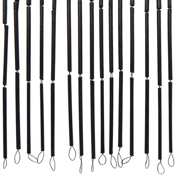 Putukakardin uksele bambusest, tumehall, 56 x 185 cm – 5