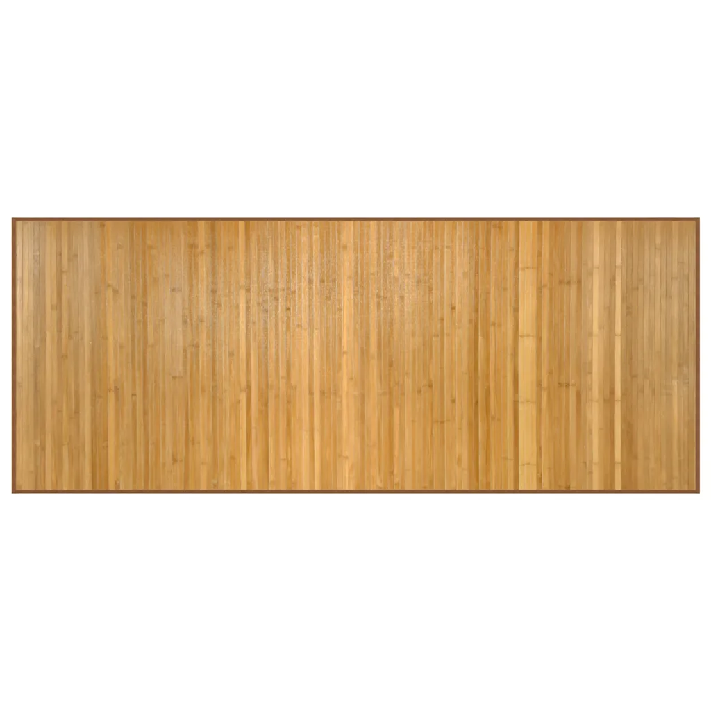 Ristkülikukujuline bambusvaip, naturaalne, 80 x 200 cm