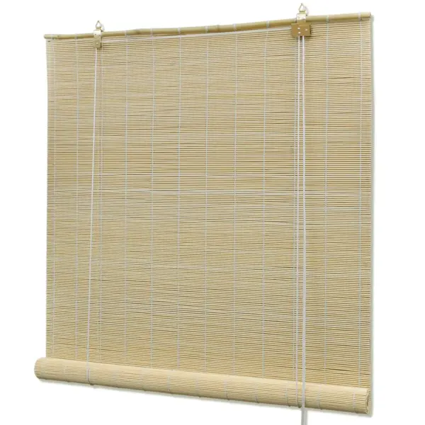 Bambusest ruloo 100 x 220 cm, naturaalne - 2
