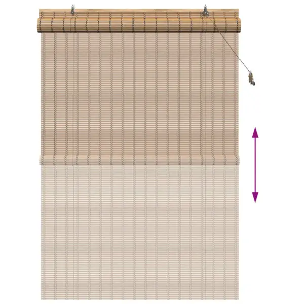 Bambusest rulookardin, naturaalne, siseruumidesse, 140 x 220 cm – 13