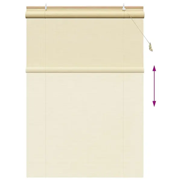 Bambusest rulookardin, looduslik toon, 150 x 220 cm – 13