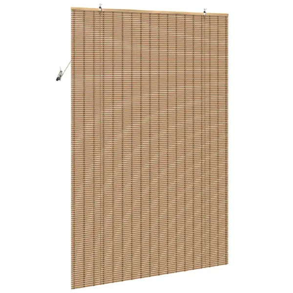 Naturaalset tooni bambusest rulookardin, 150 x 220 cm, siseruumidesse – 4