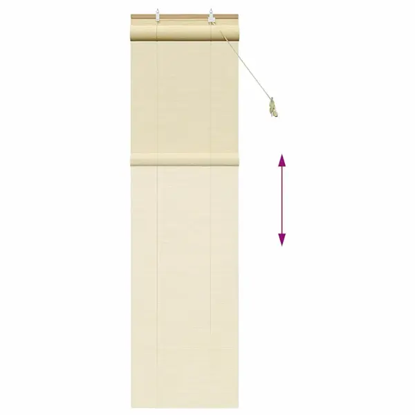 Bambusest rulookardin, naturaalne, 60 x 220 cm – 13