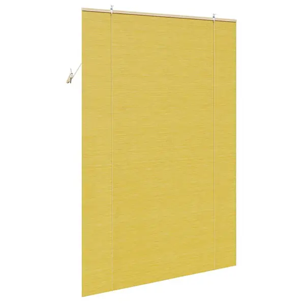 Bambusest rulookardin valguse filtreerimiseks, kollane, 140 x 220 cm – 5