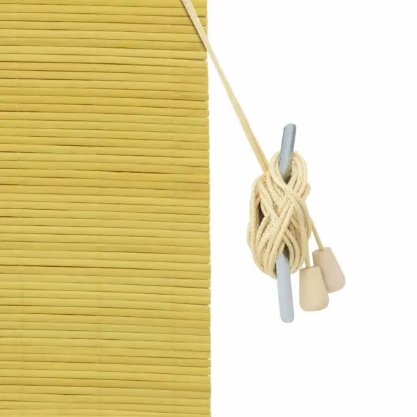 Bambusest rulookardin, kollane, 60 x 160 cm – 6