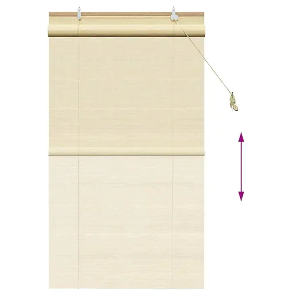 Bambusest rulookardin, looduslik pruun, 90 x 160 cm – 13