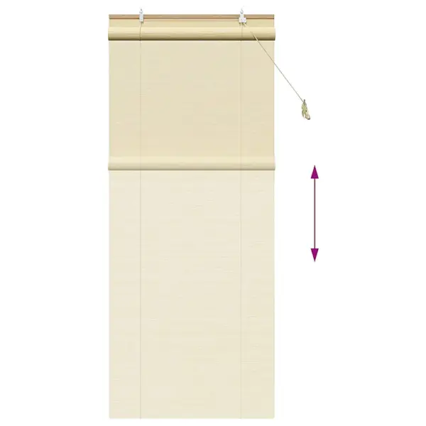 Bambusest rulookardin, looduslik, 90 x 220 cm – 13