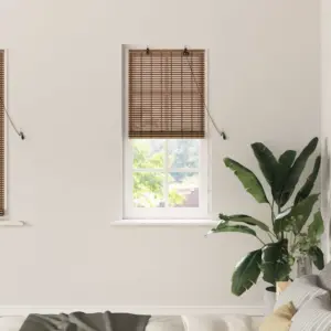 Bambusest rulookardin, pruun, 60 x 160 cm