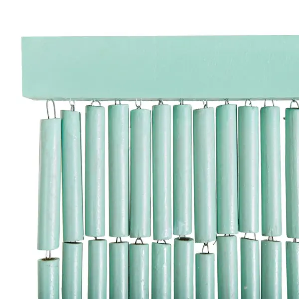 Bambusest uksekardin päevalillemustriga, mitmevärviline, 90 x 200 cm – 4